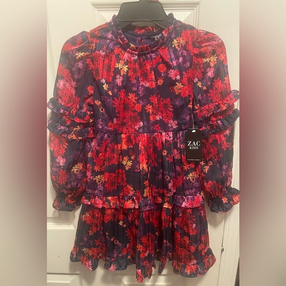 Floral Kids Dress - Multicolor! NWT! Size 6/6x - Picture 2 of 6